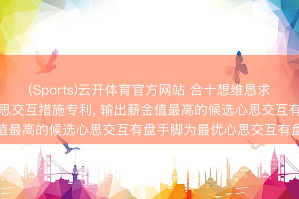 (Sports)云开体育官方网站 合十想维恳求基于东说念主工智能的心思交互措施专利， 输出薪金值最高的候选心思交互有盘手脚为最优心思交互有盘算