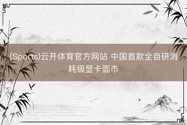 (Sports)云开体育官方网站 中国首款全自研消耗级显卡面市